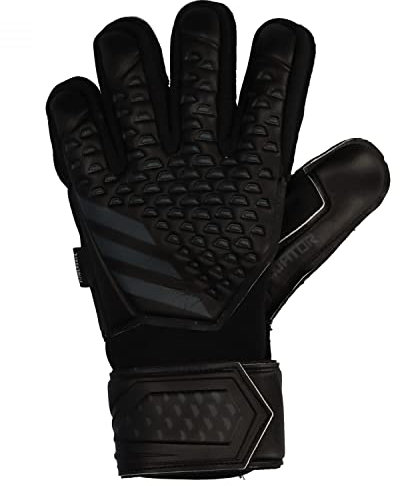 adidas Unisex Goalkeeper Gloves (Fingerschme) Pred Gl MTC Fs, Black/Black/Black, HY4076, Size 8