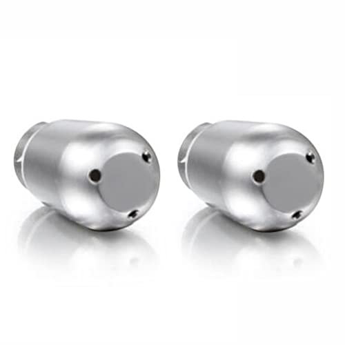 2 Pack Coffee Maker Steam Nozzle Stainless Steel Multiple Holes Tip Milk Foam Spout compatible for Breville 8 Series Espresso Machines Frother Nozzle, 3-Hole