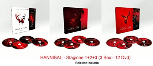 HANNIBAL - Stagione 1+2+3 (3 Box - 12 Dvd) Ediz. Italiana