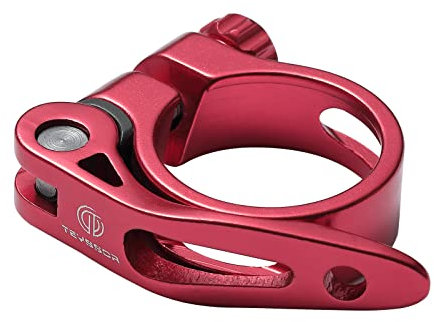 Teyssor Chiusura Sella Morsetto Reggisella Bicicletta con Leva a Sgancio Rapido, Pinze reggisella in alluminio per Bicicletta MTB 28.6/31.8/34.9MM