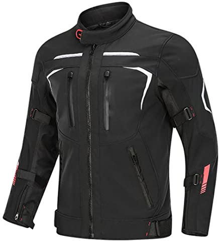 Hcclijo Veste de moto + pantalon coupe-vent pour homme avec armure CE imperméable 2001 GY veste de moto 3XL