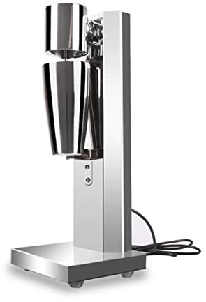 Classic Milkshake Maker Electric Milk Shaker Machine Drink Mixer 2 velocidades Acero Inoxidable Smoothie Stand Mixer Espumador de Leche para Batidos de proteínas Cócteles 18,000 Re