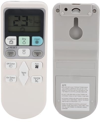 SG15J Control Remoto de Aire Acondicionado para Hitachi RAR 3N4 RAR 2SP1 RAR 2P1 RAR 5F1 RAR 3N4‑2, Controlador de Aire Acondicionado de Reemplazo Remoto Universal Portátil