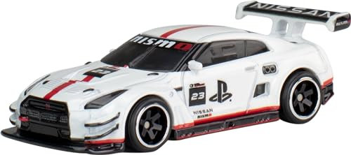 Hot Wheels Modellauto Nissan GT-R NISMO GT3 - Die Cast Maßstab 1:64 - Länge 7 cm - HVJ34 - Serie Pop Culture