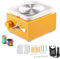 SanBouSi Mini Töpferscheibe 10cm 2000RPM Keramikformmaschine Tonspinnrad Kinder DIY Keramik Formwerkzeug mit Abnehmbarem Waschbecken für Kinder Töpferanfänger