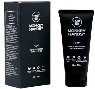 MonkeyHands Dry Grip Booster - Dry Hands - Overgrip - Padel Racket, Tennis, Golf, Table Tennis, Climbing, Gymnastics, Pole Dancing and More - High Performance - Skin-Friendly