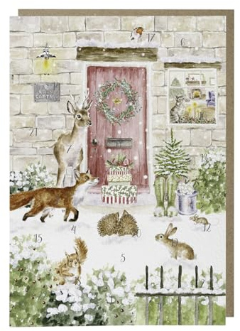 Wrendale Designs by Hannah Dale Christmas Cottage' Woodland Animal Adventskalender