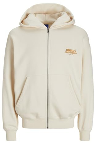 JACK & JONES Herren Hoodie Kapuzenpullover JORROXBURY Zip - Relaxed Fit S-XXL