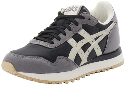ASICS Herren Tiger Runner Ii Sneaker, Black Light Dust, 43.5 EU
