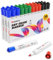 Comix Whiteboard Marker, Dry Erase mit Rundspitze, geruchsarm, dick, trocken abwischbar, 36 Stück Whiteboard Stifte abwischbar, 4 Farben Meißel für Kinder/Lehrer