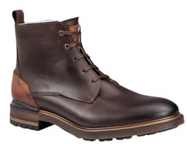 LLOYD Herren Stiefeletten HASCO, Männer Schnürstiefeletten,uebergangsschuhe,uebergangsstiefel,Chukka,schnürboots,Boots, Ebony/Cognac, 44 EU / 9.5 UK