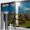 Windimiley Fensterfolie Sonnenschutz Spiegelfolie Fenster Sichtschutz, Blickdicht von Aussen Sonnenschutzfolie 90x200cm, Selbsthaftend UV-Schutz Hitzeschutz Wärmeschutzfolie für Büro Schwarz-Silber