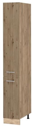 Vicco Apothekerschrank R-Line, Medizinschrank für die Küche, Artisan-Eiche/Goldkraft Eiche, 30 cm