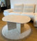 Table basse travertin ovale (Table seule)