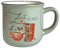 Vintage Tasse Grau mit Spruch T149 ″Zeit für mich″ Motivtasse Geschenk Lesen Bücher Kaffee Auszeit Retro Keramik 330 ml