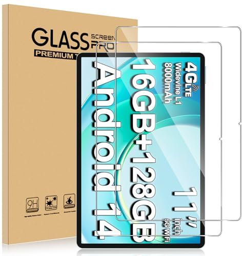 ELYCO Pellicola Protettiva Compatibile con TECLAST P50/P50S/OUKITEL OT8, 2 Pezzi Vetro Temperato, 9H Durezza Anti Graffio, Anti-Olio/Anti-Impronta Niente Bolle Schermo Pellicola