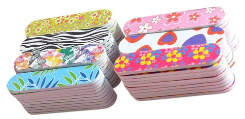 Veemoon 240stücke Nagelfeilen Bunte Nagelfeilen Doppelseitige Maniküre Und Pediküre Werkzeuge Für Naturnägel Gelnägel Und Acrylnägel Professionelles Nagelpflegezubehör