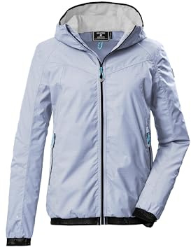 Killtec Damen Kos 22 Wmn Jckt Funktionsjacke/Regenjacke wasserdicht mit Kapuze, packbar (1er Pack)