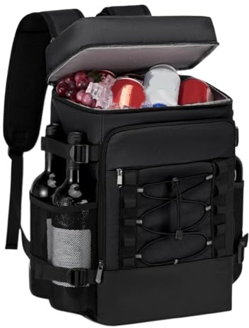 Mochila isotérmica – isotérmica Flexible portátil de 40 L, de Tela Oxford Impermeable para Picnic, c Mochila térmica Resistente a Las Fugas, Camping al Aire Libre, Playa, Senderismo,