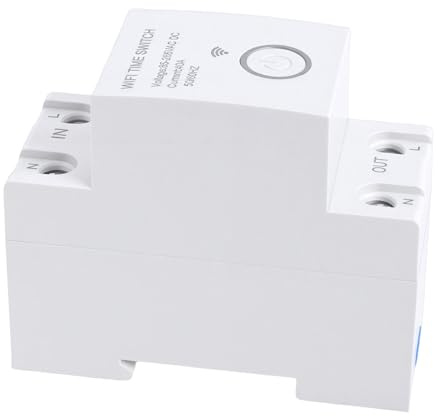 Eujgoov WiFi-Timer-Schalter, Intelligenter Timer-Schalter mit Fern-Sprachsteuerung über APP und Bluetooth, kein Hub Erforderlich, für Zuhause und Büro
