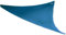 Coolaroo Sonnensegel, dreieckiges Partysegel, 3 m, Blau (434502)