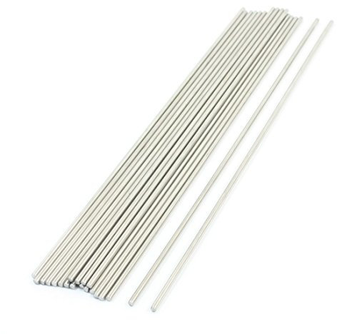 20 Stück, 170 mm x 2 mm, Edelstahl, rund, Achse Bars für RC Spielzeug de