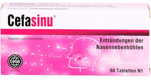 Cefasinu Tabletten bei Entzündung der Nasennebenhöhlen, 60 St. Tabletten