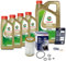 1x Ölwechsel Set - BOSCH ÖLFILTER + 9 L CASTROL EDGE TITANIUM FST 0W-40 LONGLIFE