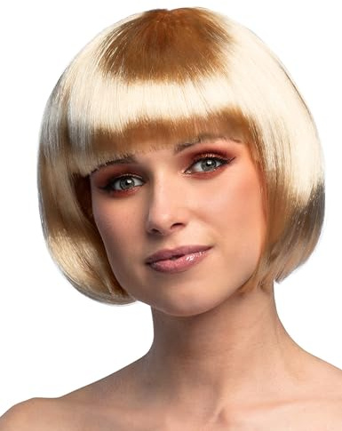 Vegaoo Blonde Kurzhaar-Perücke für Damen
