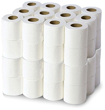 Papier toilette gaufré 3x16g/m² - Carton de 48 rouleaux 3 plis - 200 formats 22x11cm - I386GSM by Global Hygiène