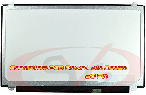 siliconvalleystore Display Slim LED 15.6 per Notebook Compatibile con dell Inspiron 15 3000 Series