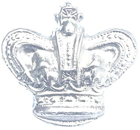 Royal Crown Orange Lodge Order Silver Nickel Plated for Collarette Sash