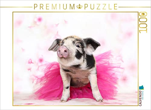 CALVENDO Puzzle Turopolje Ferkel/Turopolje Piglet | 1000 Teile Lege-Größe 64 x 48 cm Foto-Puzzle für glückliche Stunden