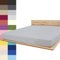 JONA SLEEP® Spann-Bettlaken (180-200 x 200 cm) Premium Spannbettlaken - 220gm² - hält über 150 Wäschen Stand | ÖKO-TEX 100 (Grafit)