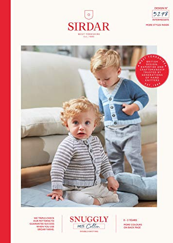 Sirdar Snuggly 100% Cotton Knitting Pattern Booklet - 5278 Cardigans