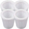 JJDD Carkio Lot de 4 filtres HEPA de rechange pour aspirateur Bosch gaz 18 V-Li 14,4 V