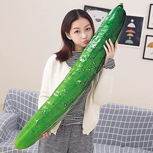 AECHII 70-110cm Riesige lustige Simulation Gurke Plüschtier Gefüllte süße Früchte Kissen Lustige Kinder Kinder Puppe 110cm