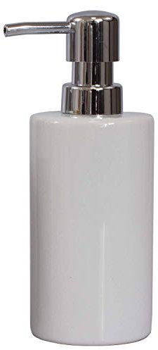 Wenko Seifenspender aus hochwertiger Kermaik für 300ml Flüssigkeit Weiß
