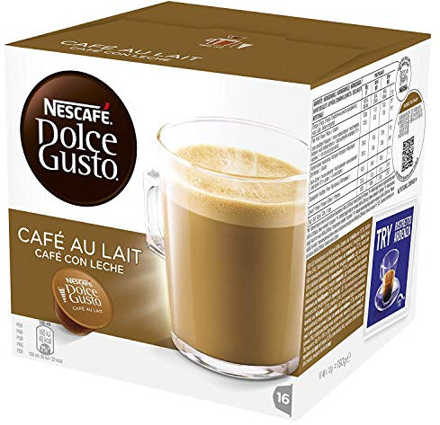 Shop4Less Dolce Gusto Cafe Au Lait 96 dosettes
