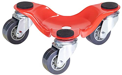 WAGNER Transporthilfe MM 1193 I 16 x 16 x 6 cm - Tragkraft 60 kg - ideal für sperrige Lasten & Umzüge I mit 3 Rollen I Anti-Rutsch-Pads I sehr wendig I bodenschonend I Flexible Anwendung - 20119301