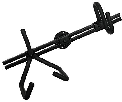 Support mural horizontal pour guitare électrique acoustique, noir, bras crochet, support pour guitare
