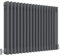 Traditional 3 Column Central Heating Radiator Horizontal Rads Cast Iron Style Anthracite 600x830mm