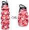 Raigeki Fitness Foldable Water Bottle Grenade 580 ml, BPA-, Leak-Proof, Silicone Food-Safe, Sports Bottle for Bike, Sports, Festival with Carabiner Hook + Training Plans