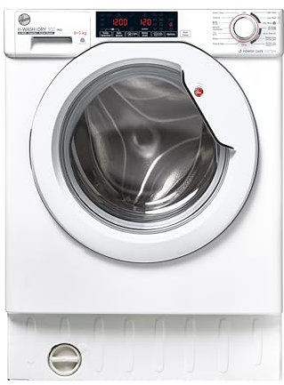 Hoover HBDOS 695TAME-80 Integrated Washer Dryer, 9/5kg Load, 1600RPM, White - A/D Rated