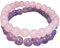 napoolo - Bracelet Pierre Naturelle Femme - Perles Naturelles - Élégance Française avec Améthyste, Quartz Rose, Pierre de Lune, Citrine, Jade, chakras - Bien-être et Style au Quotidien (Dahlia)