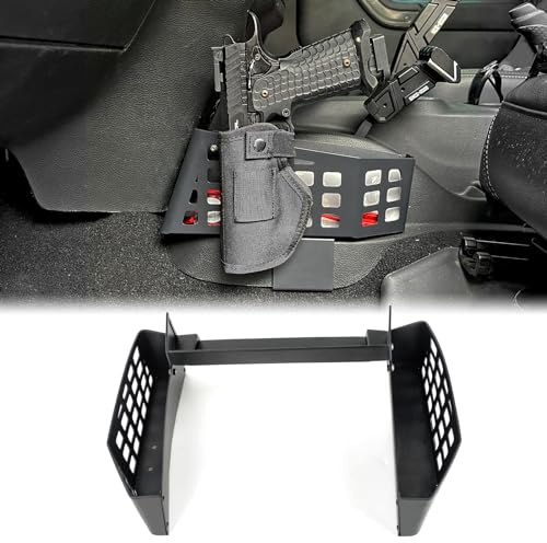 MAIKER - Scatola portaoggetti in metallo JK per console centrale di trasmissione automatica, vassoio per ingranaggi compatibile con Jeep Wrangler JK JKU 2011-2018, stile tattico
