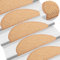 LAPOOH Treppenmatten Selbstklebend Sisal-Optik 15Stk. 65x21x4cm Orange, Stufenmatten, Treppenteppich, Antirutschmatten Für Treppen - SPU:326877