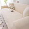 Gleedipre Housses Extensibles Jacquard Housse de Protection élastique à l'épreuve des Animaux Toutes Les Saisons antidérapant Moderne Couvre-lit canapé(Beige,3 places/190-220cm)
