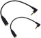 ZHHSUNY 2.5mm Male to 3.5mm Female Audio Cable Headphone Adapter, 90Deg 4 Pole Stereo Earphone Headset Converter