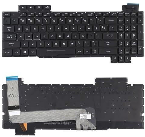 PC Laptop Replacement Parts US Version Keyboard with Keyboard Backlight for ASUS ROG Strix GL503 GL703 GL503V GL503VD GL503VD-DB71 GL503VD-DB74 GL503VM GL503VS Accessories